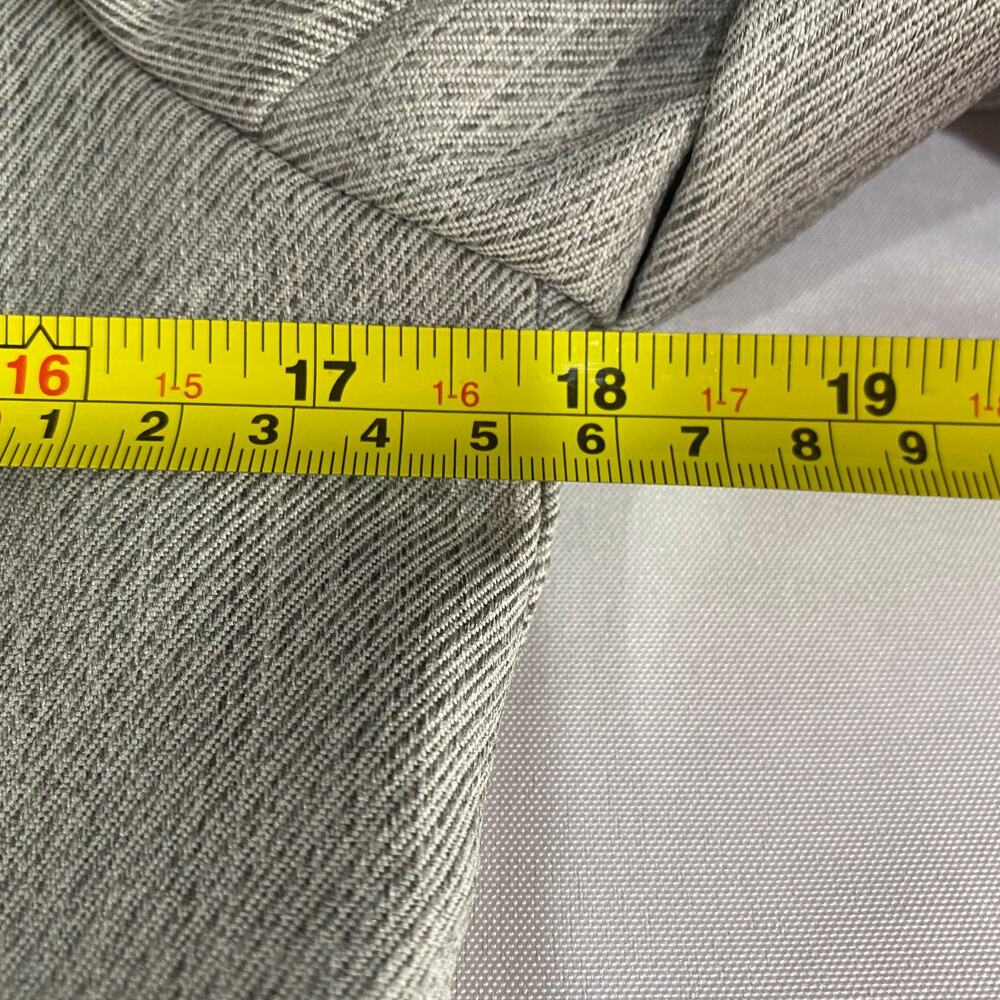 Evan-Picone Gray Herringbone Lined Button Closure… - image 7